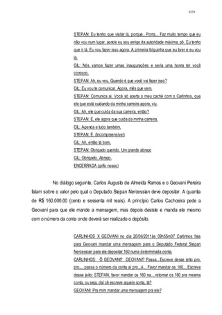 Relatório CPMI do Cachoeira parte 2