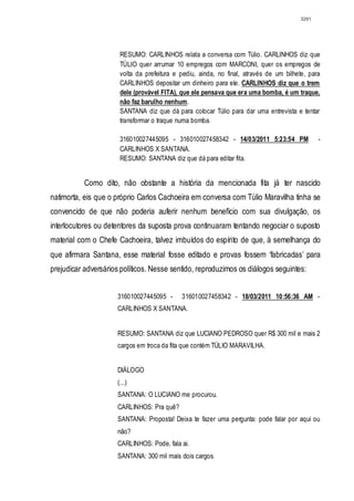 Relatório CPMI do Cachoeira parte 2