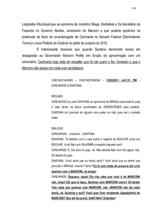 Relatório CPMI do Cachoeira parte 2