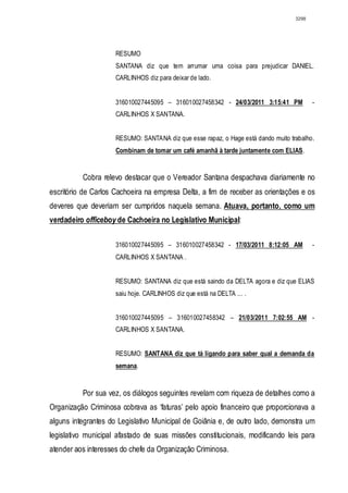 Relatório CPMI do Cachoeira parte 2