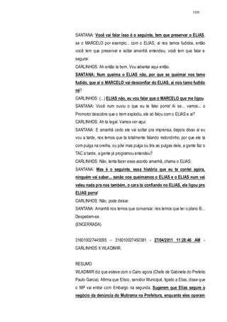 Relatório CPMI do Cachoeira parte 2