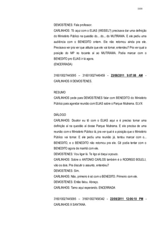 Relatório CPMI do Cachoeira parte 2