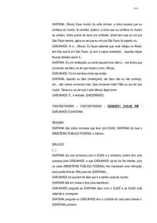 Relatório CPMI do Cachoeira parte 2