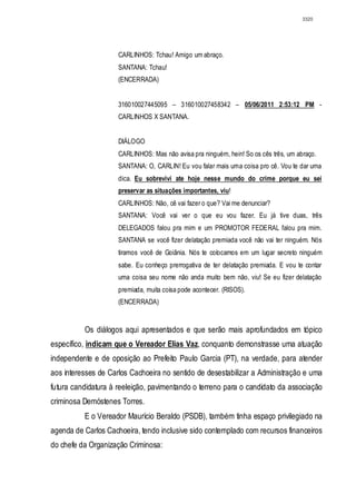 Relatório CPMI do Cachoeira parte 2