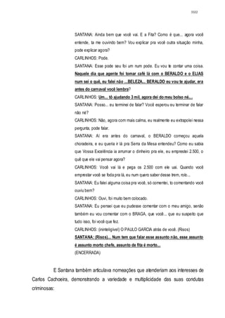 Relatório CPMI do Cachoeira parte 2