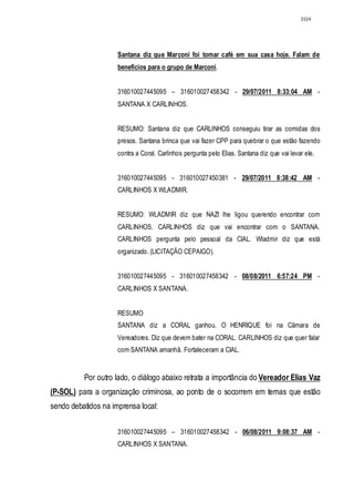 Relatório CPMI do Cachoeira parte 2