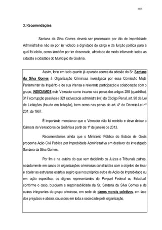 Relatório CPMI do Cachoeira parte 2