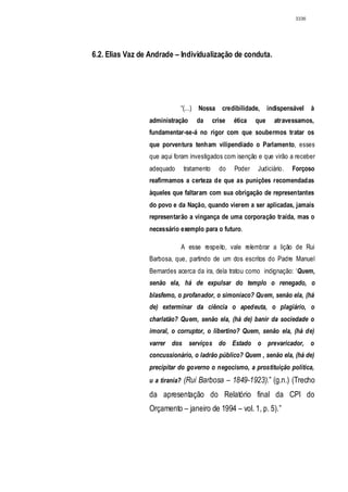 Relatório CPMI do Cachoeira parte 2