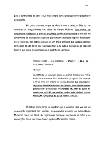 Relatório CPMI do Cachoeira parte 2