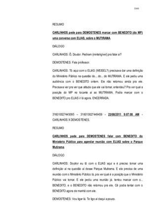 Relatório CPMI do Cachoeira parte 2