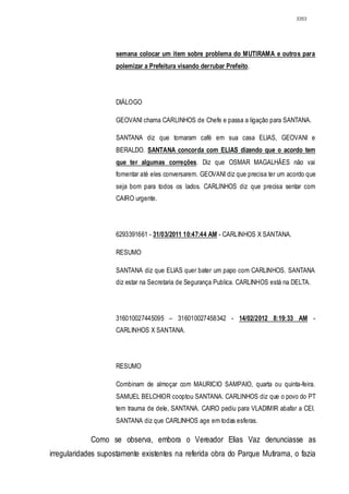 Relatório CPMI do Cachoeira parte 2