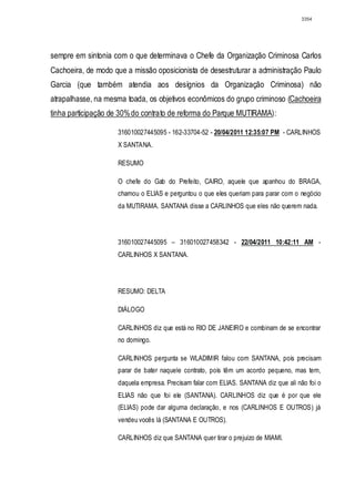 Relatório CPMI do Cachoeira parte 2