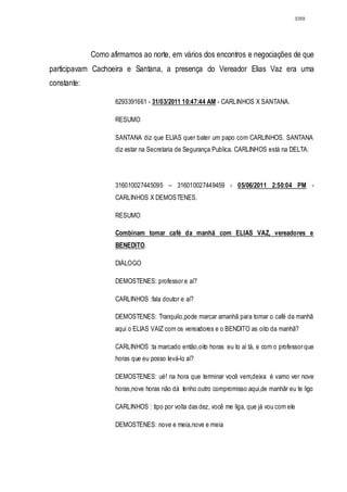 Relatório CPMI do Cachoeira parte 2