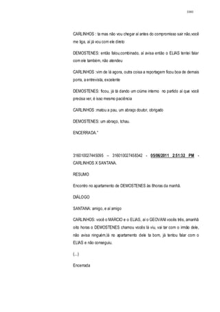 Relatório CPMI do Cachoeira parte 2