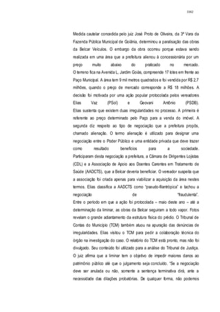 Relatório CPMI do Cachoeira parte 2