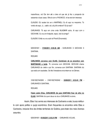 Relatório CPMI do Cachoeira parte 2