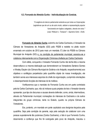 Relatório CPMI do Cachoeira parte 2