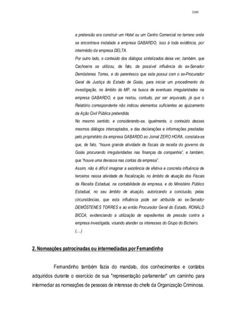 Relatório CPMI do Cachoeira parte 2