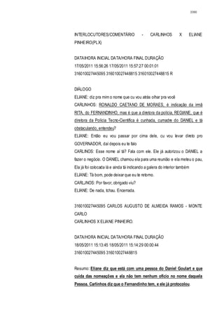 Relatório CPMI do Cachoeira parte 2