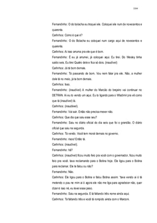 Relatório CPMI do Cachoeira parte 2