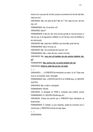 Relatório CPMI do Cachoeira parte 2