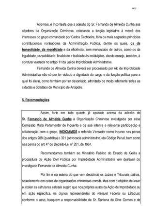 Relatório CPMI do Cachoeira parte 2