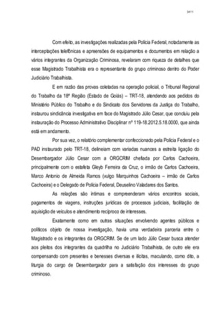 Relatório CPMI do Cachoeira parte 2