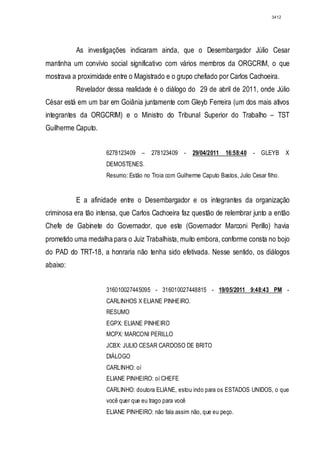 Relatório CPMI do Cachoeira parte 2