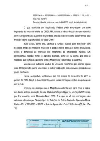 Relatório CPMI do Cachoeira parte 2
