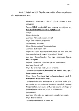 Relatório CPMI do Cachoeira parte 2