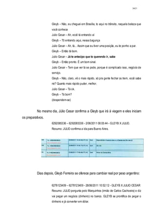 Relatório CPMI do Cachoeira parte 2