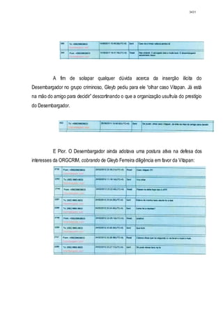 Relatório CPMI do Cachoeira parte 2