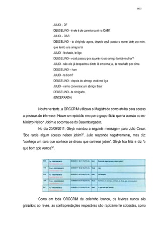 Relatório CPMI do Cachoeira parte 2