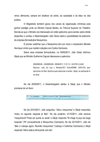Relatório CPMI do Cachoeira parte 2