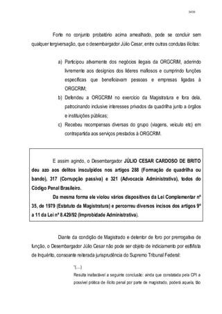 Relatório CPMI do Cachoeira parte 2