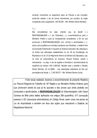 Relatório CPMI do Cachoeira parte 2