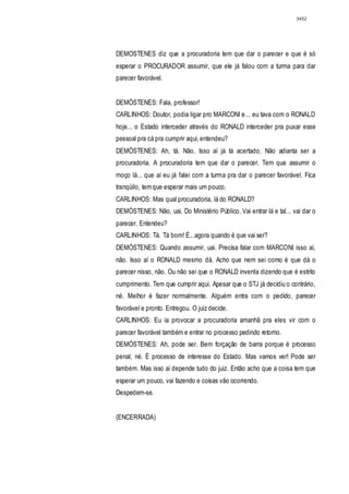 Relatório CPMI do Cachoeira parte 2