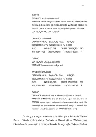 Relatório CPMI do Cachoeira parte 2