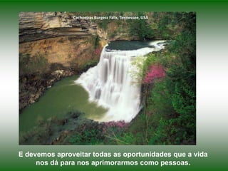 Cachoeiras Burgess Falls, Tennessee, USA




E devemos aproveitar todas as oportunidades que a vida
     nos dá para nos aprimorarmos como pessoas.
 