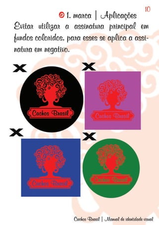 Manual de Identidade Visual - Cachos Brasil