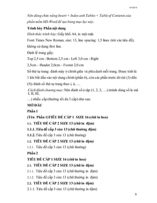 Cách viết báo cáo thực tập qtkd đại học mở tphcm | DOCX