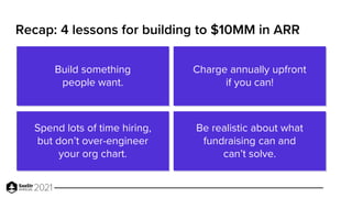 From the Desk of Vanta's CEO: Building to $10MM+ ARR (before taking a Series A) Slide 31