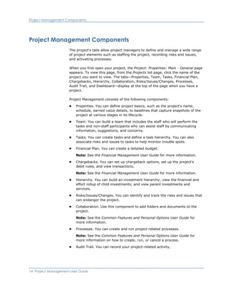 Ca Clarity PPM Project Management User Guide | PDF