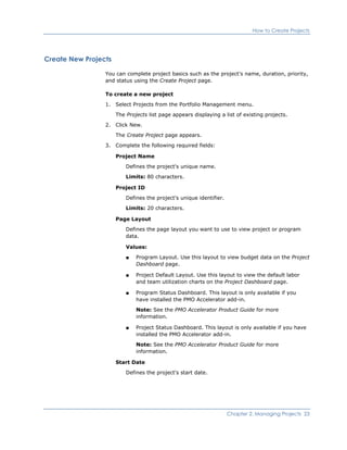 Ca Project Guide Ca Clarity PPM Project Management User Guide | PDF