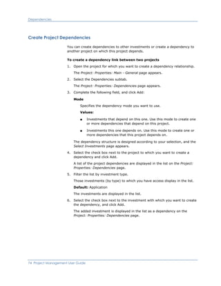 Ca Clarity PPM Project Management User Guide | PDF