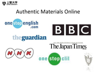 Authentic Materials Online
 