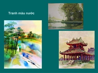 Tranh màu nước
 