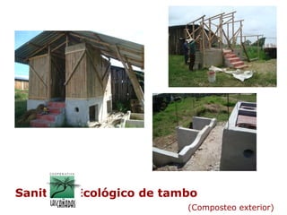 Sanitario Ecológico de tambo
                          (Composteo exterior)
 