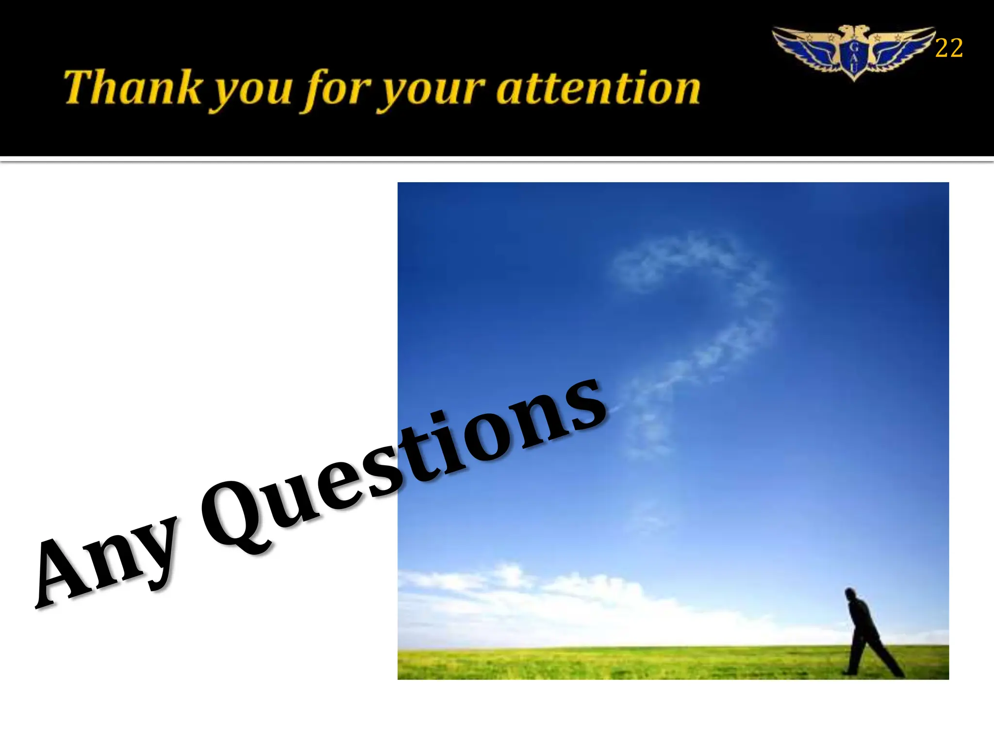 Thank you for your attention!
22
 