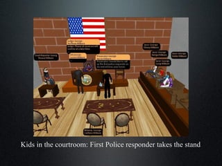 Kids in the courtroom: First Police responder takes the stand 